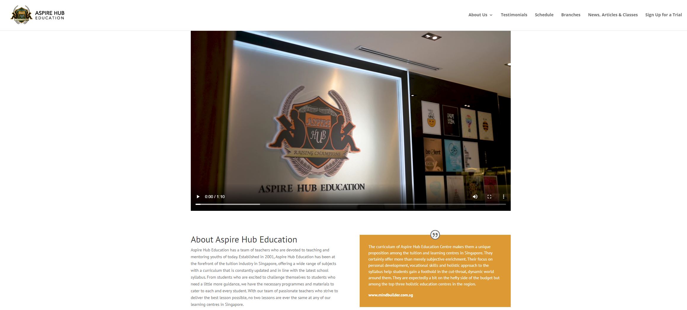 Aspire Hub Education IB Tuition