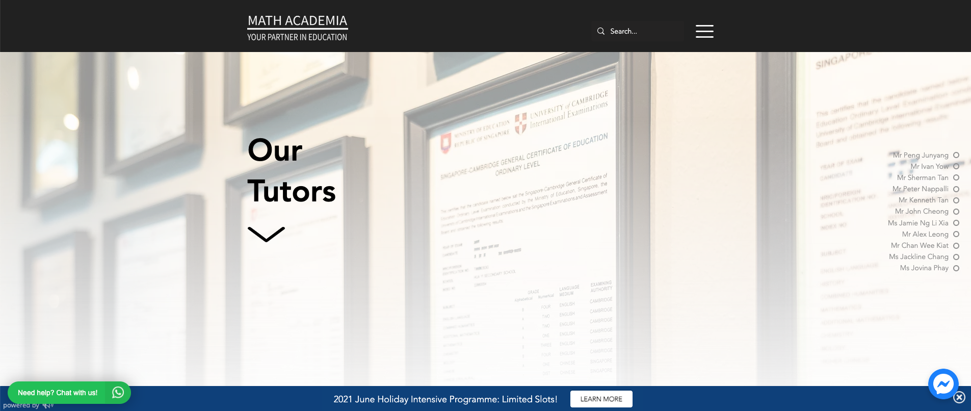 Math Academia GP Tuition