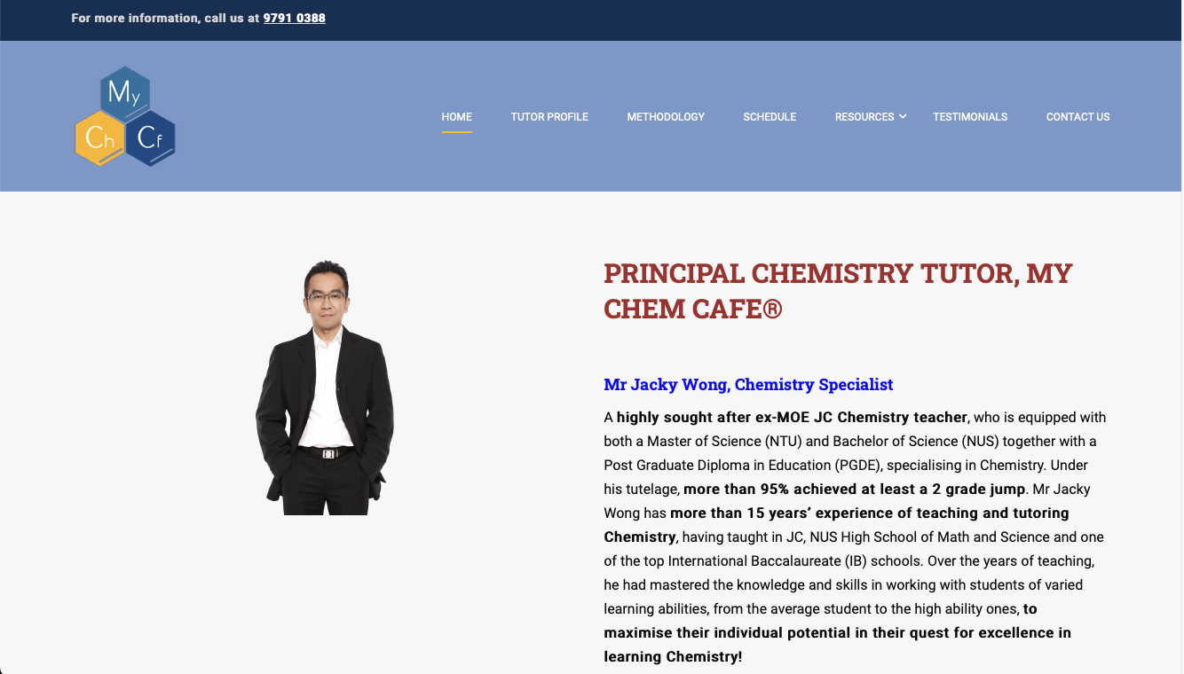 My Chem Cafe Chemistry Tuition
