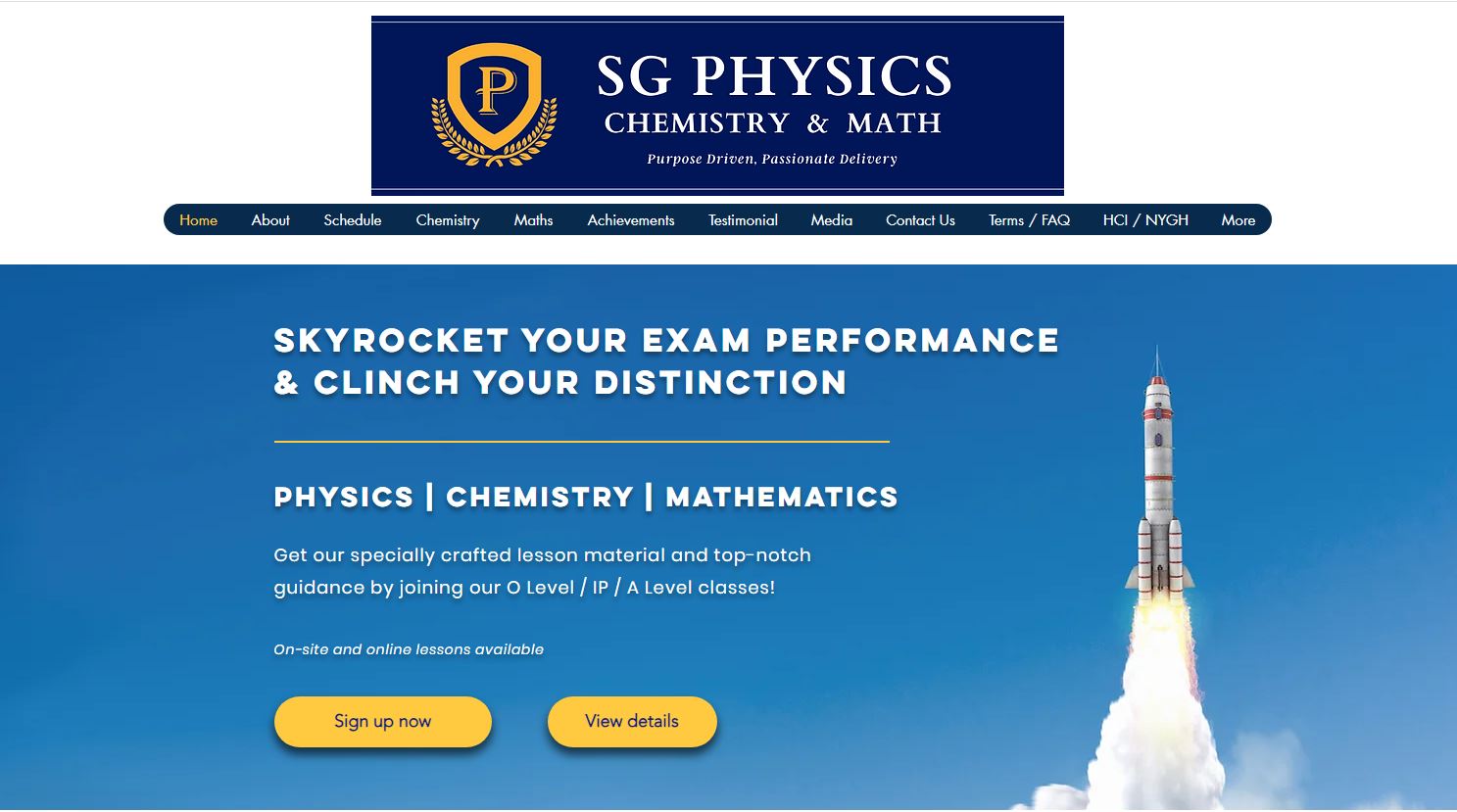 SG Physics Chemistry Math Chemistry Tuition