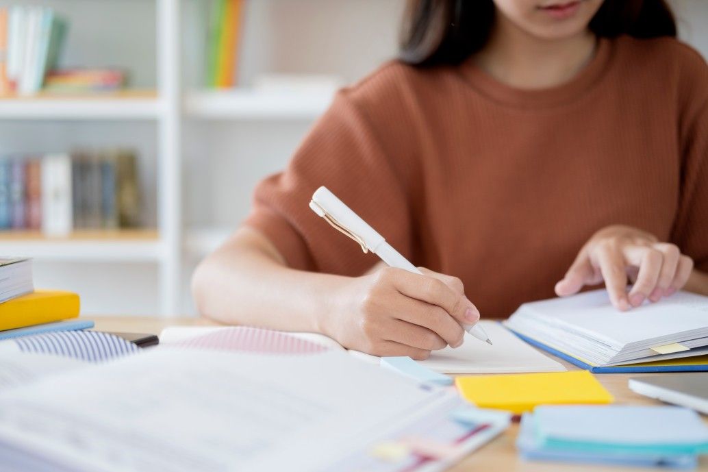 Singapore Student Having English Tuition