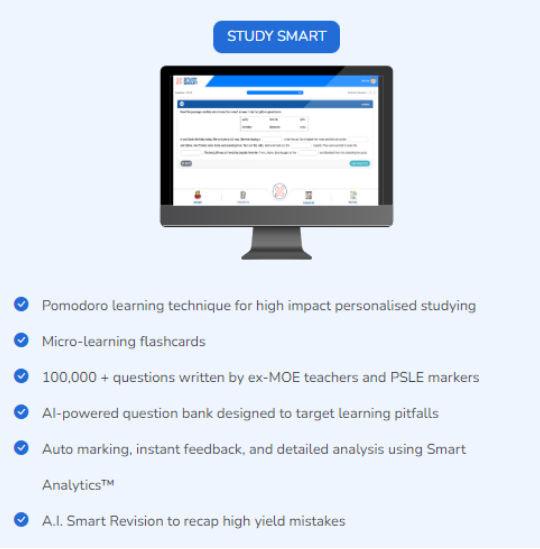 StudySmart PSLE Learning Platform