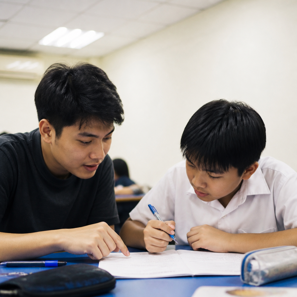 A Singapore tuition class showing how the right tuition format depends on a child’s learning needs.