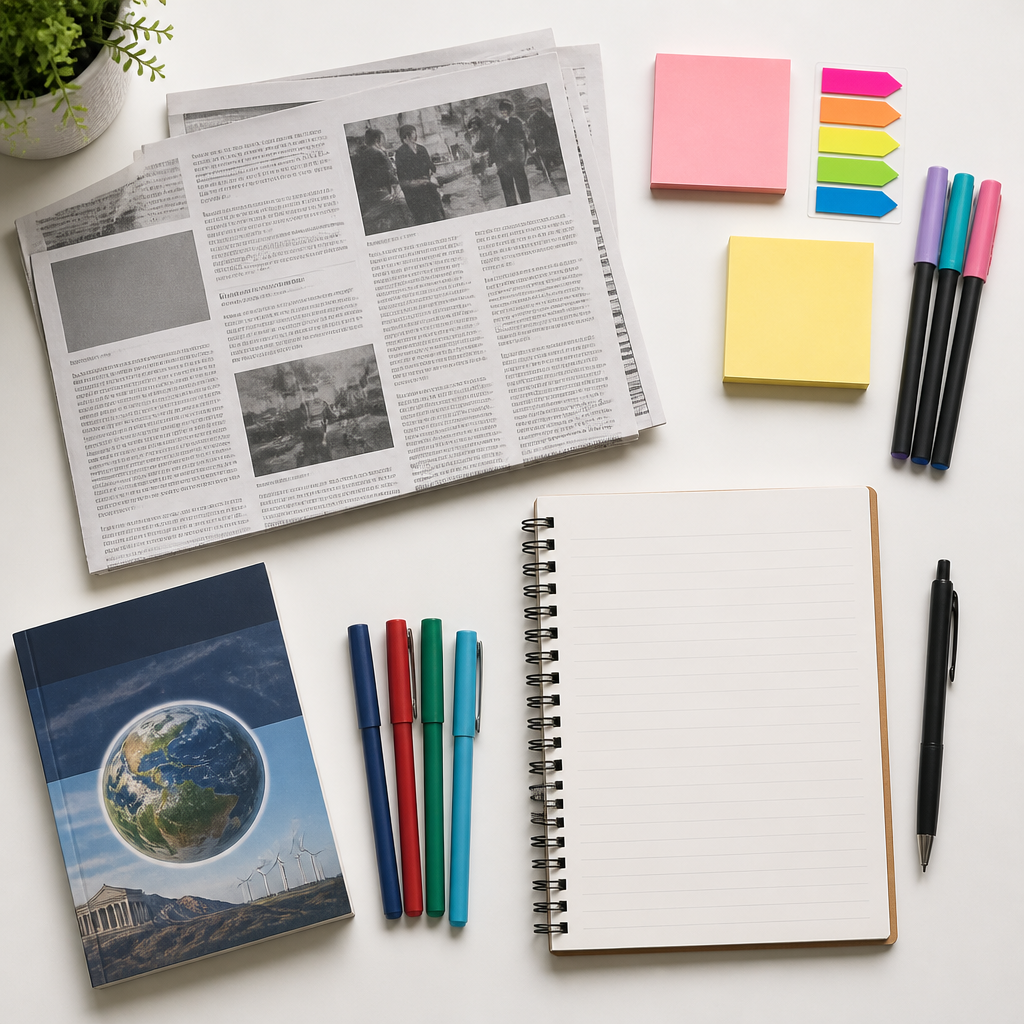 Current affairs materials arranged for GP revision to help students turn news into arguments and examples.