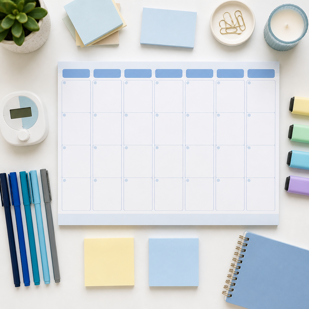A homework routine planner and study tools showing how consistent habits help reduce homework stress.