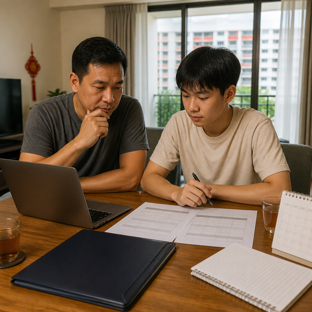 A parent and student comparing Physics tuition options and planning the next step.