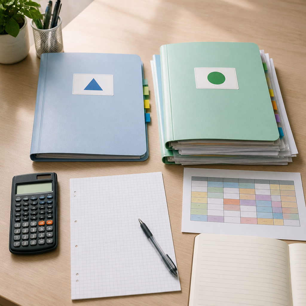 Conceptual still life showing the difference between H1 and H2 subject demands in JC.