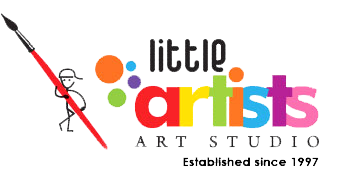 little artists art studio logo