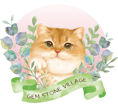 Gem Stone Village Cat Cafe logo