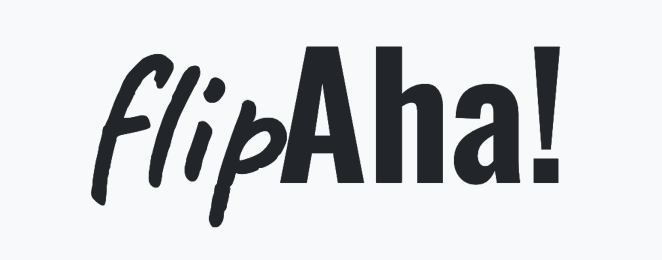 FlipAha! logo