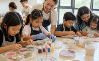 Top Coaster Making Workshop for Kids in Singapore