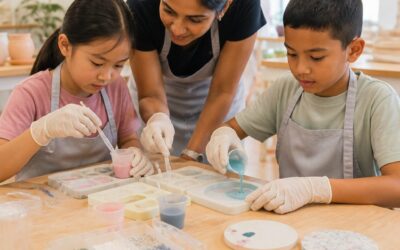 Top Jesmonite Workshops for Kids in Singapore