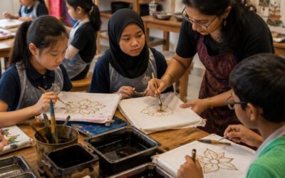 Top Batik Painting Workshops for Kids in Singapore